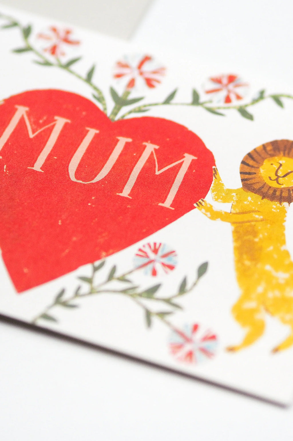 Mum Lion Heart Card