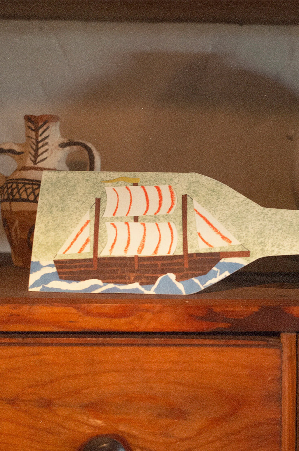 Ship in a Bottle Card