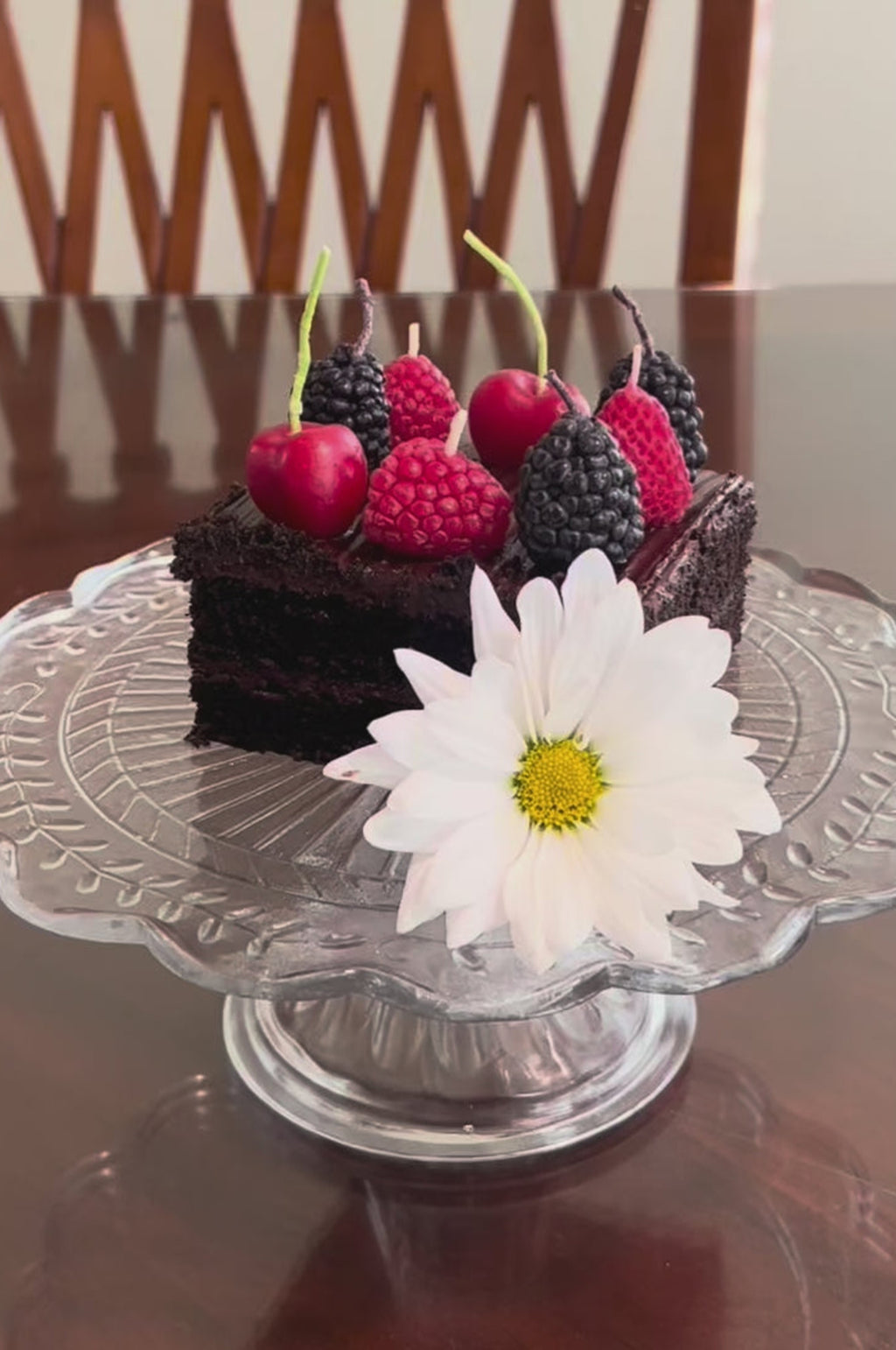Mixed Berry Birthday Candles