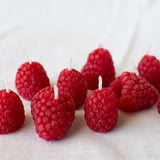 Raspberry Birthday Candles