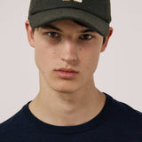 Wool H Cap Olive