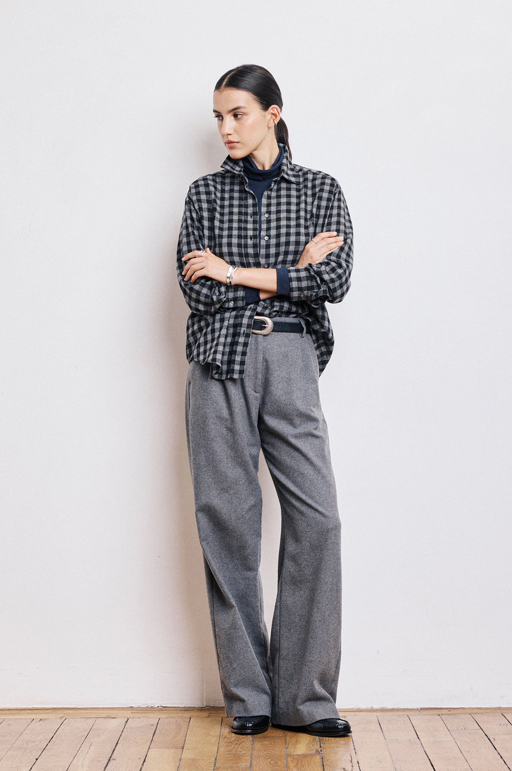 Cinema Shirt Black & Grey