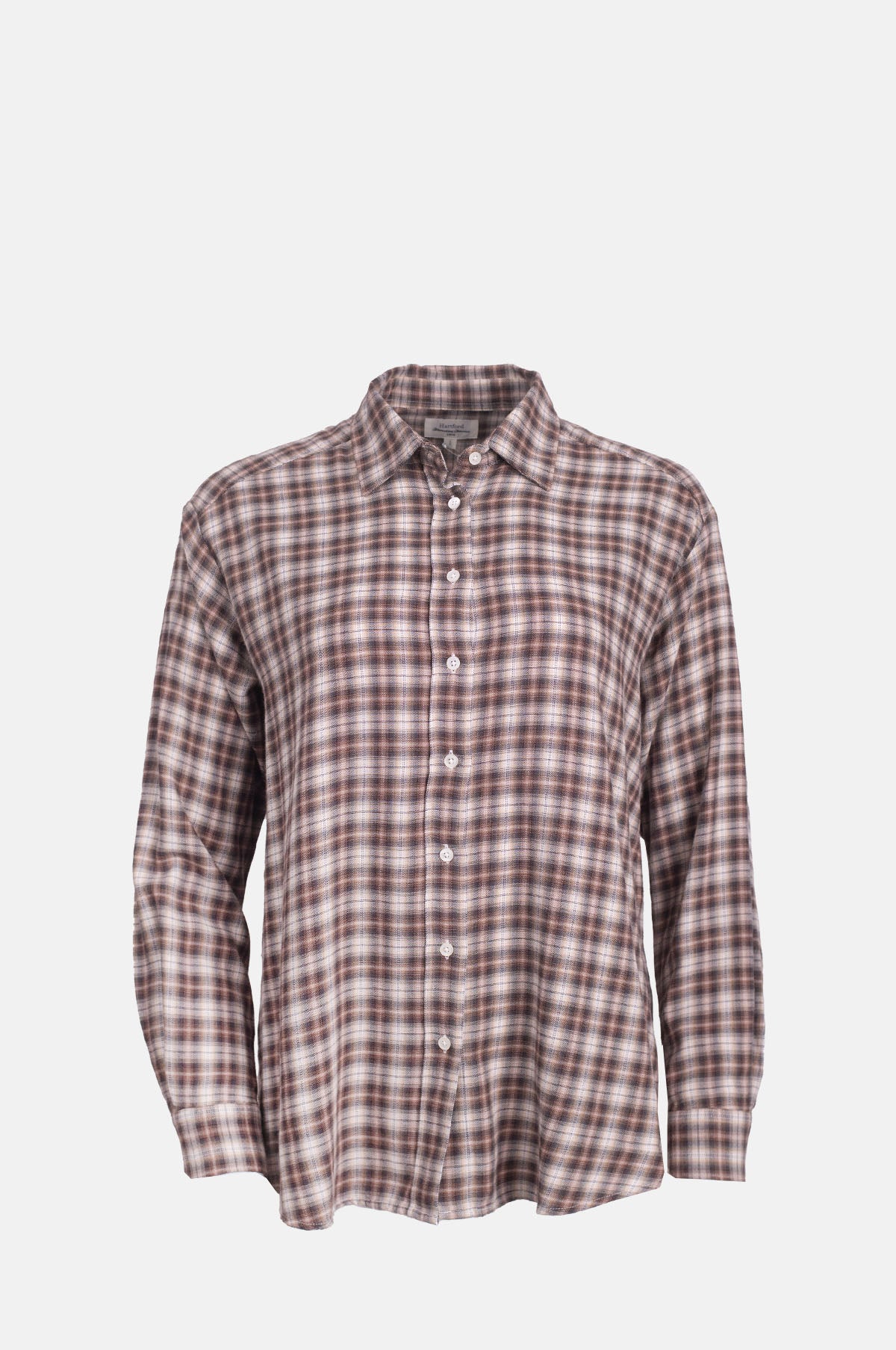 Hartford Cinema Shirt Brown.