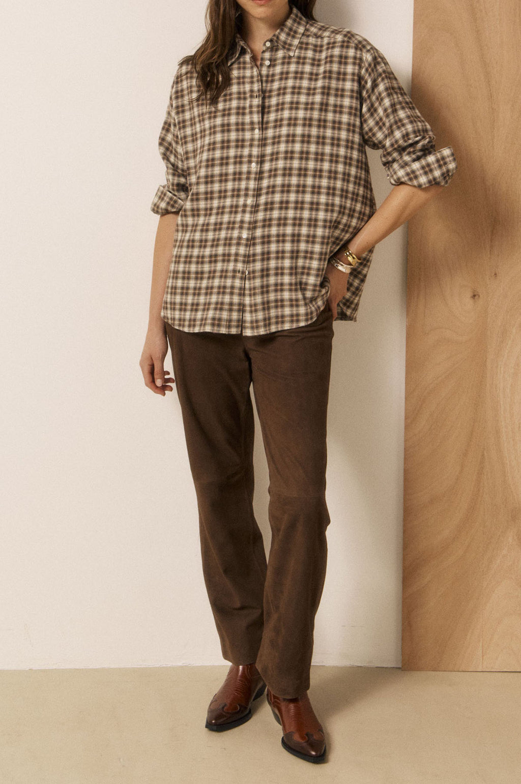 Cinema Shirt Brown