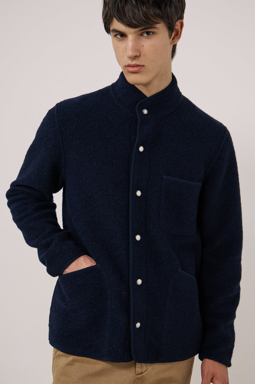 Jock Knitted Jacket Navy