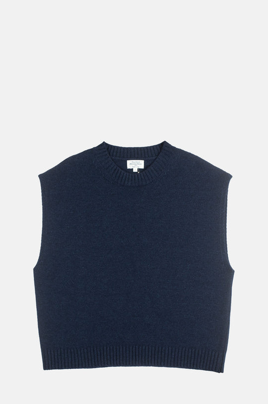 Mayra Knit Pullover Navy