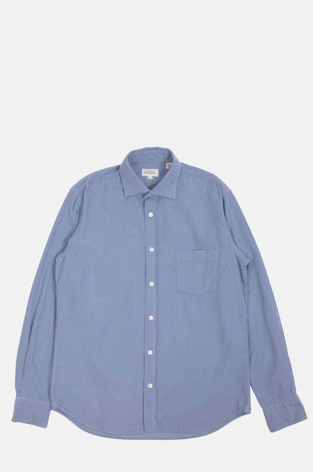 Hartford Paul Pat Shirt Chambray Blue.
