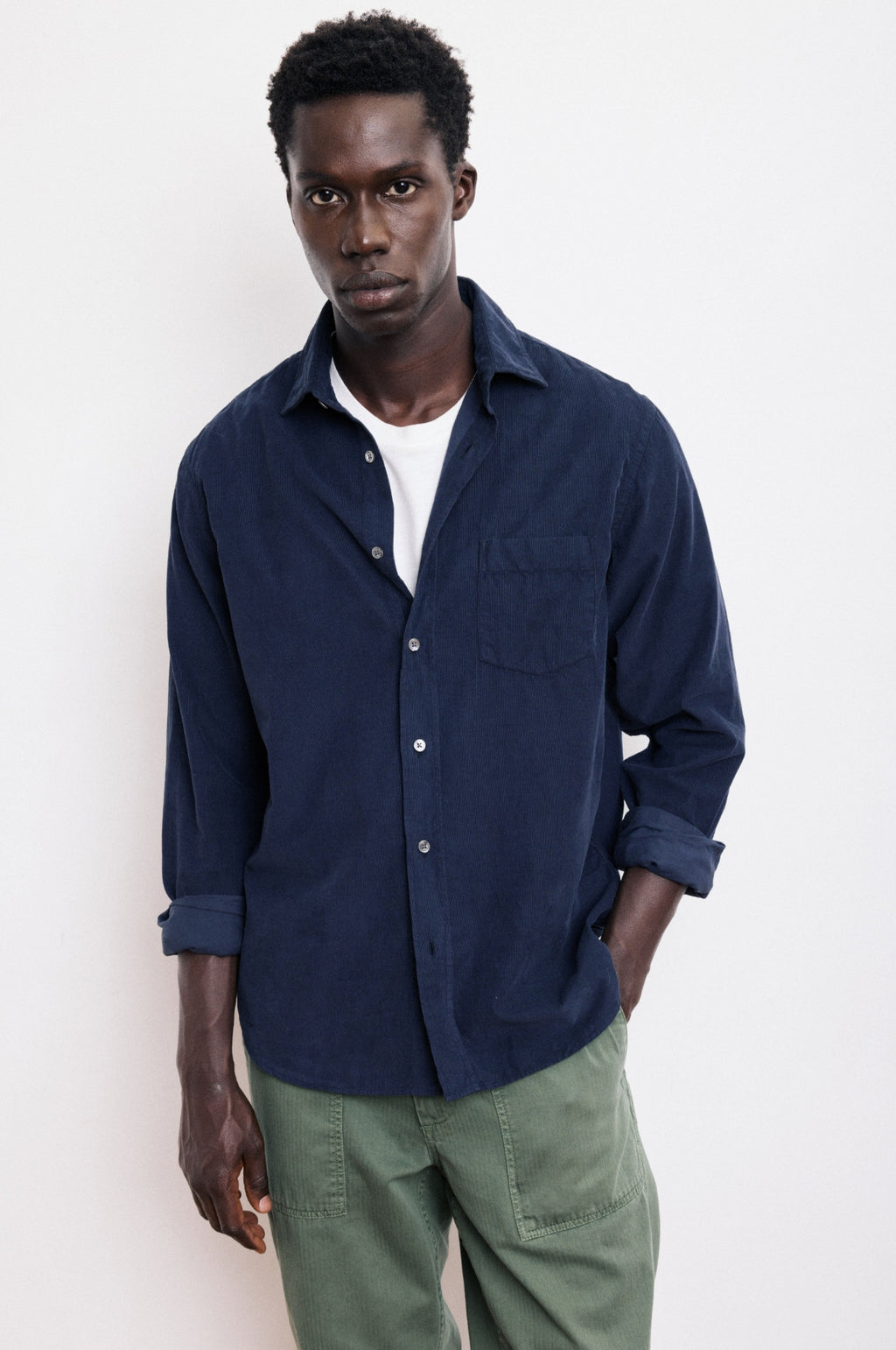 Paul Pat Shirt Dark Navy