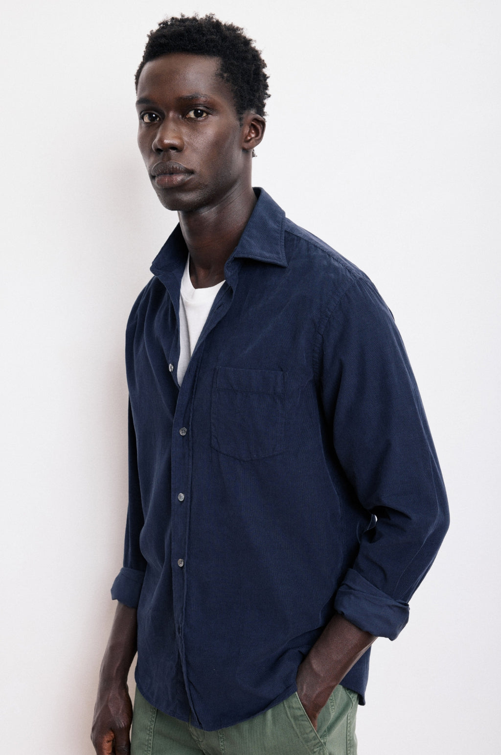 Paul Pat Shirt Dark Navy