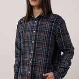 Paul Shirt Brown & Blue