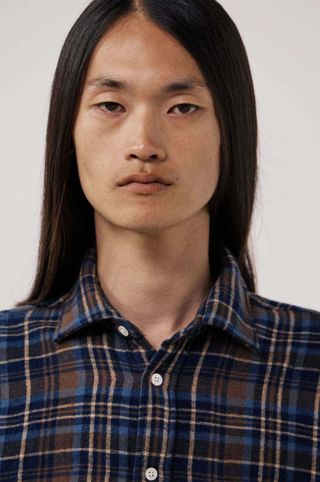 Paul Shirt Brown & Blue