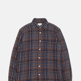 Hartford Paul Shirt Brown & Blue.