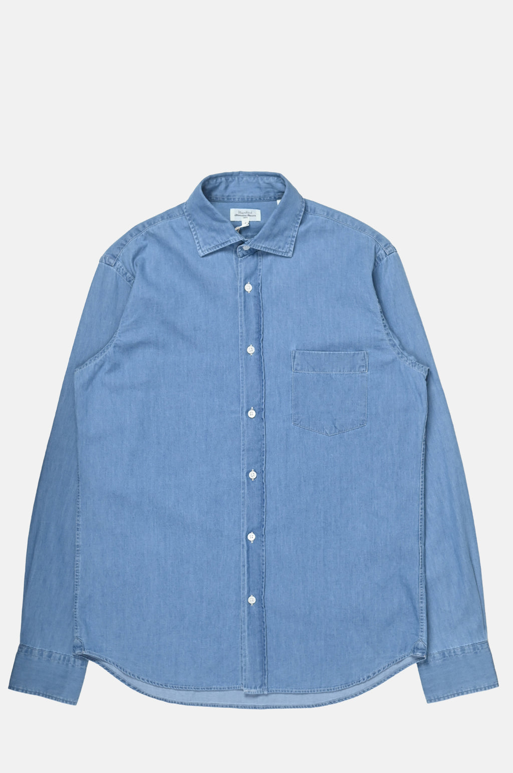 Hartford Paul Shirt Light Indigo.
