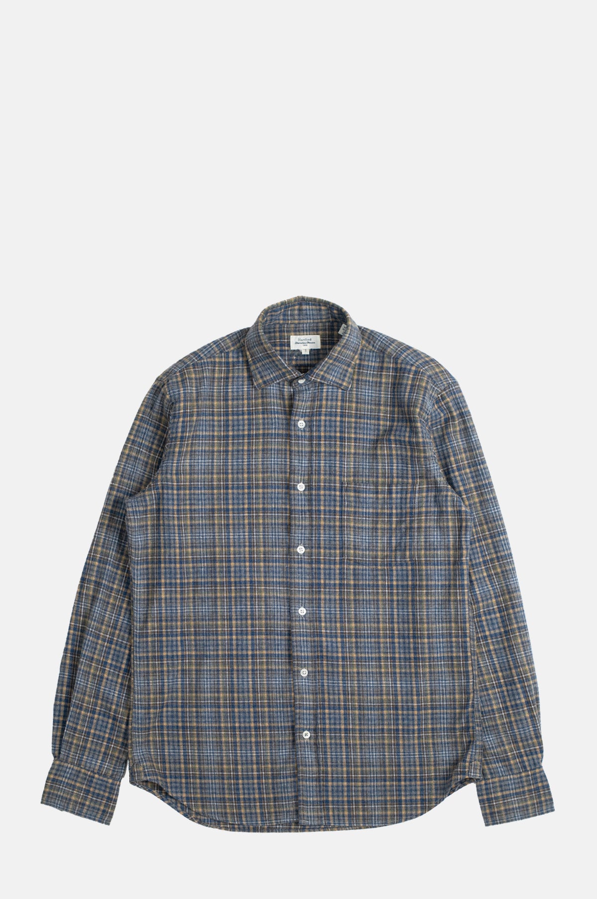 Hartford Paul Shirt Plaid Grey.