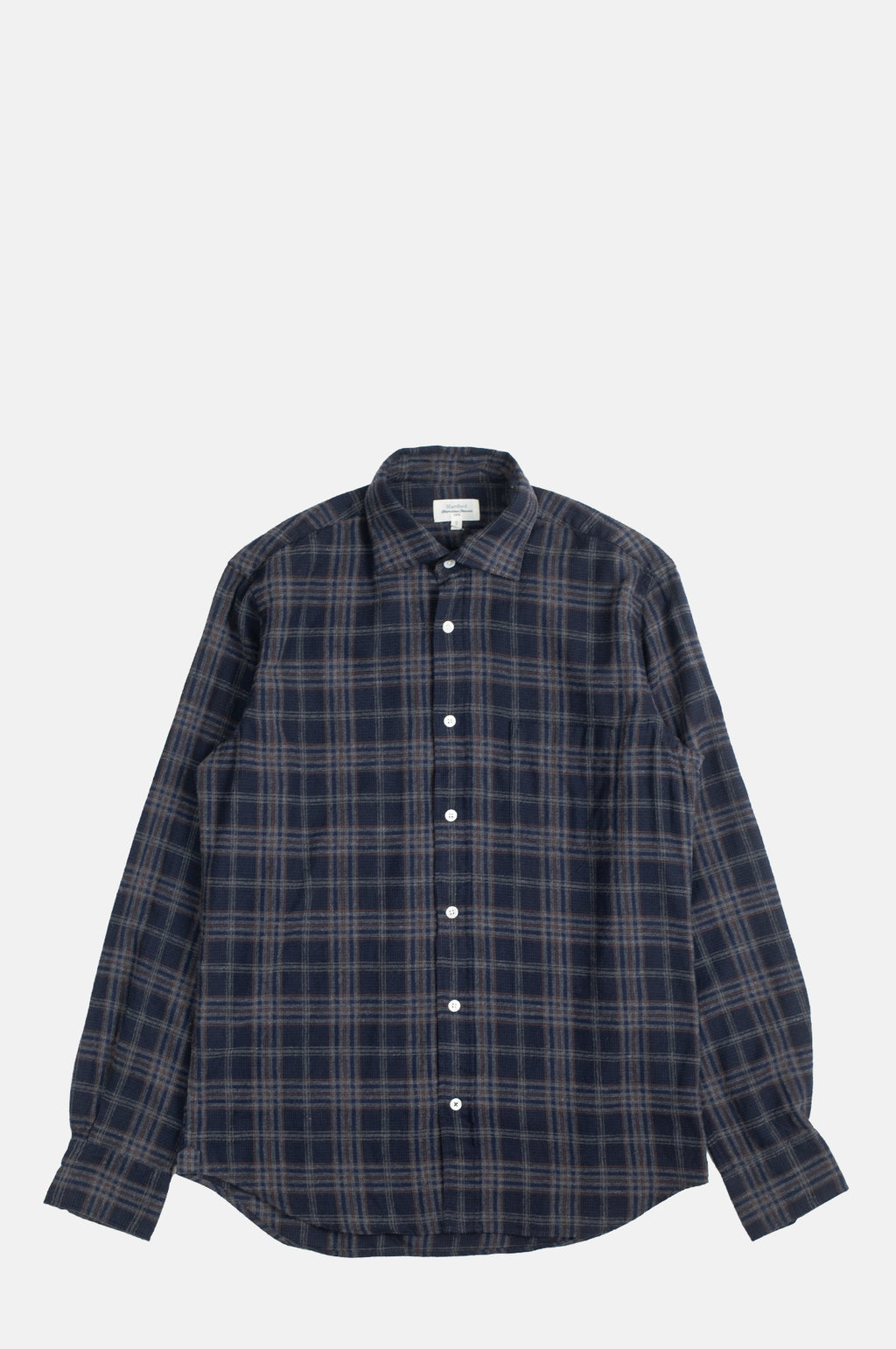 Hartford Paul Shirt Plaid Navy.