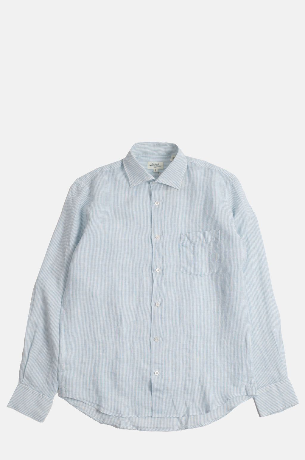 Hartford Paul Shirt Sky and White.