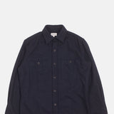 Hartford Percey Shirt Navy.