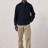 Hartford Percey Shirt Navy.
