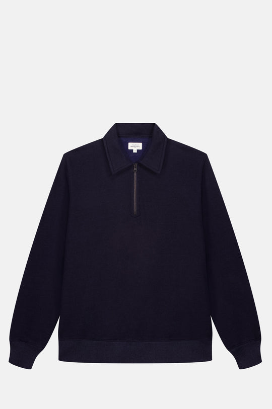 Polo Zipper Sweatshirt Dark Navy