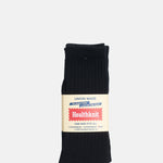 Healthknit 3 Pack Black Socks.
