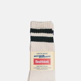 Healthknit 3 Pack Double Stripe Dark Green Navy Burgundy Socks.