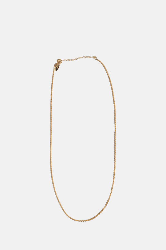 Cord Gold Chain Necklace