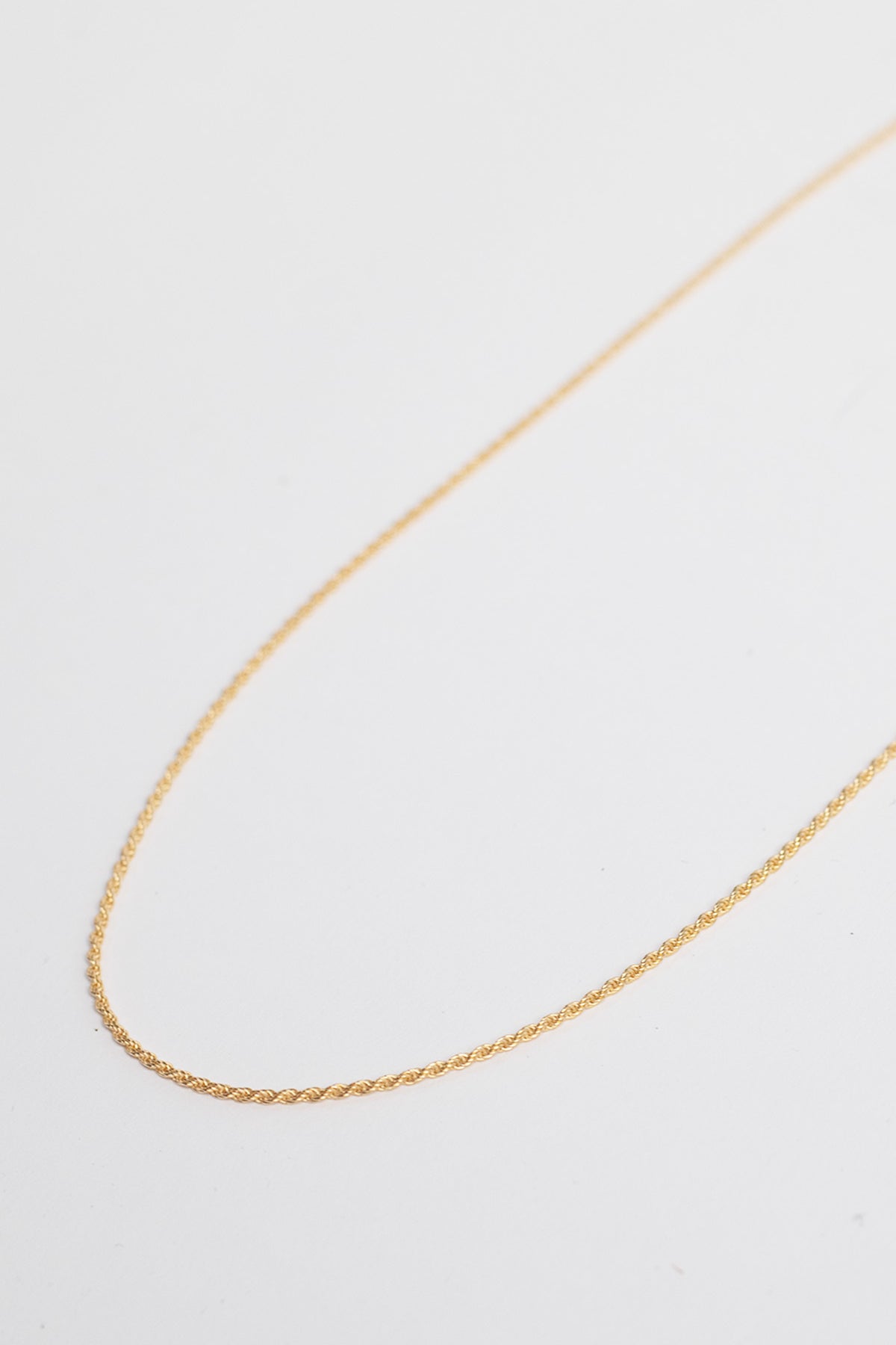 Cord Gold Chain Necklace