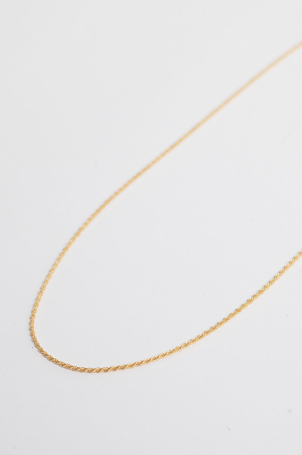 Cord Gold Chain Necklace