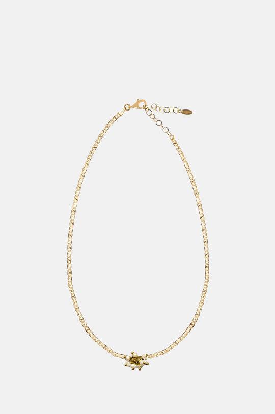 Stylelove Pearl Ring Gold Necklace