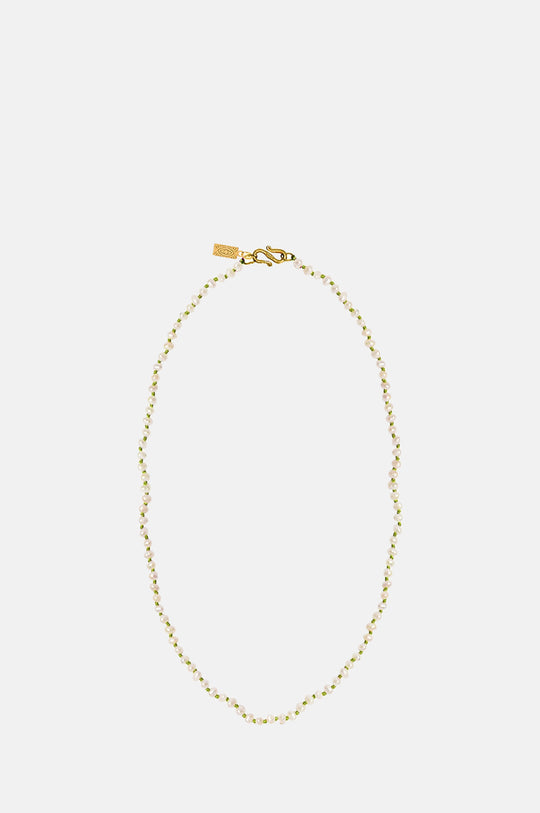 Wizard of Pearls Olive Necklace