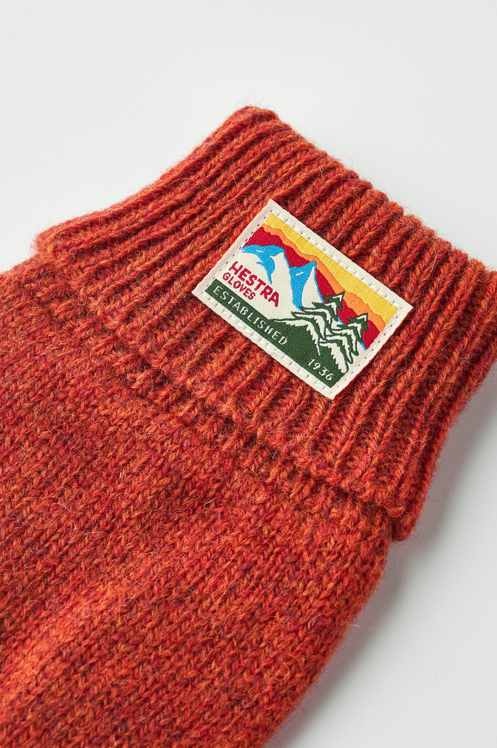 Raggwool Glove Brick Red