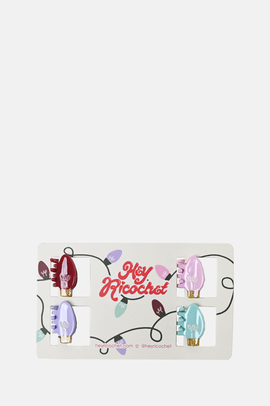 Hey Ricochet The Tiny Christmas Light Clips.