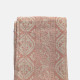 Host Folk Stripe Linen Tablecloth Soft Pink.
