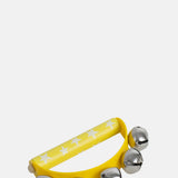 House of Marbles Wooden Handbells Yellow.