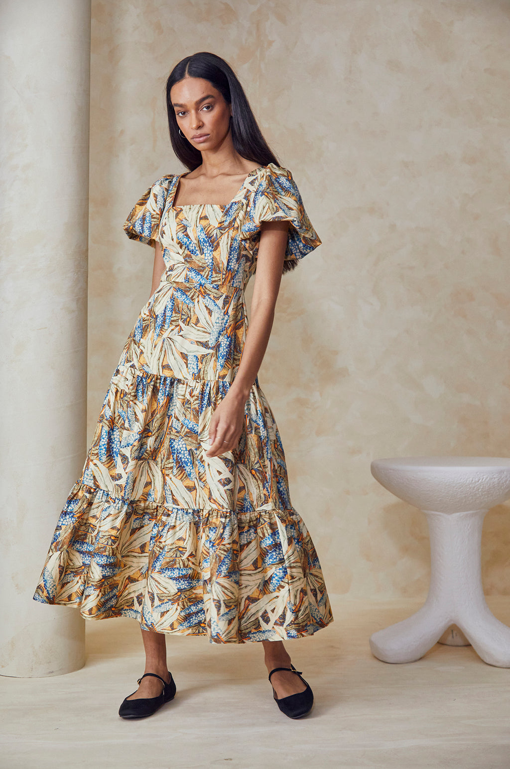 Cassidy Dress Blue Harvest