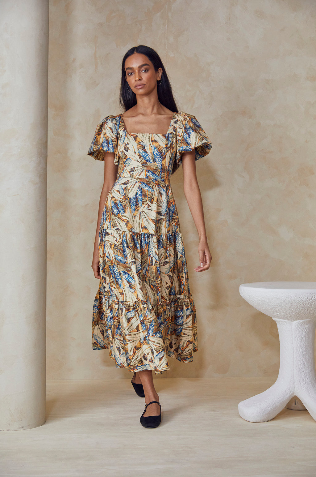 Cassidy Dress Blue Harvest