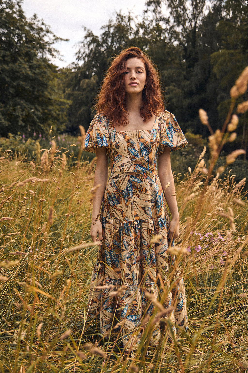 Cassidy Dress Blue Harvest