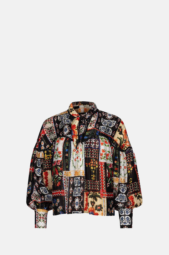 Celeste Blouse Floral Quilt