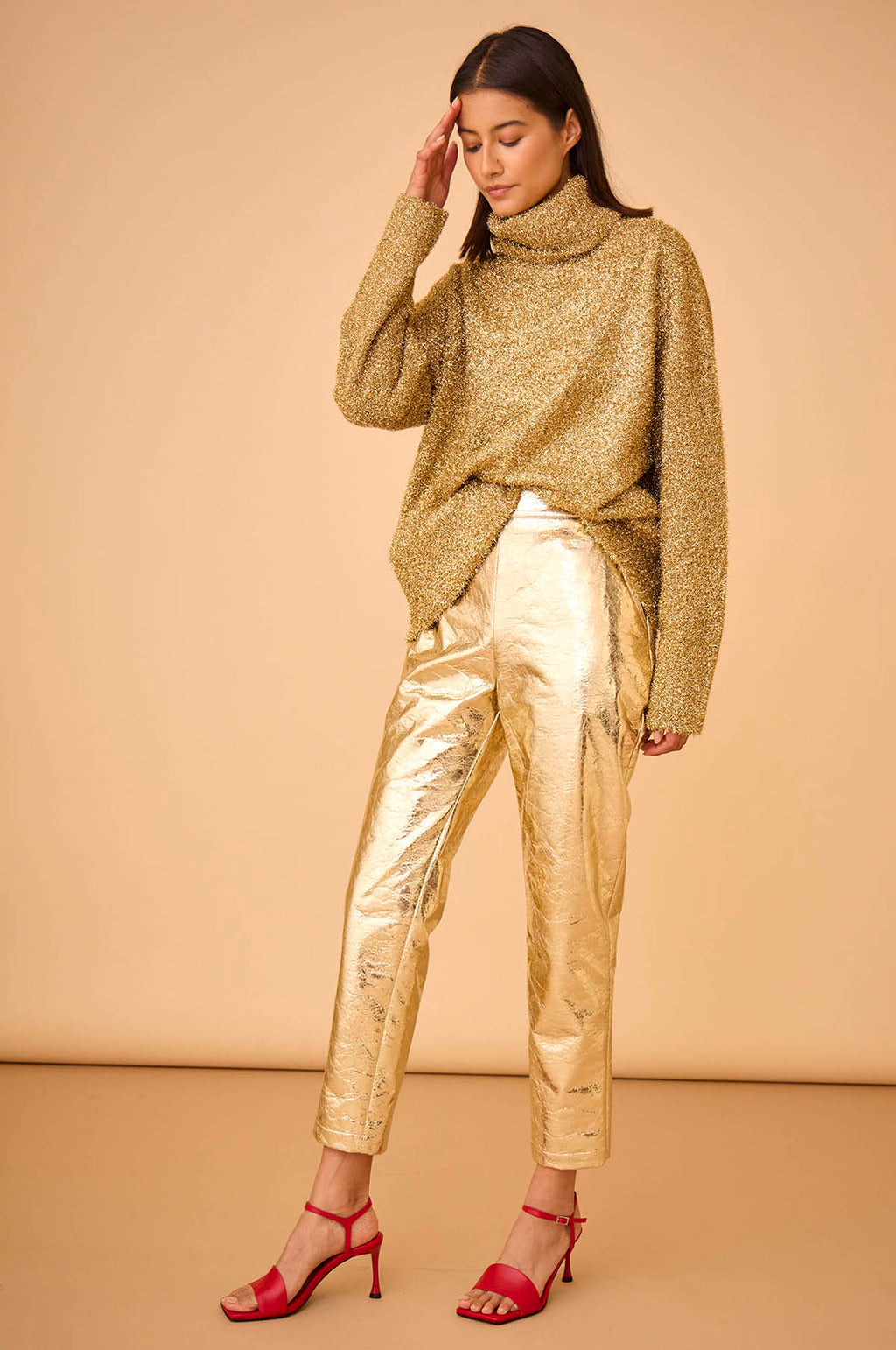 Haskell Pant Cracked Gold