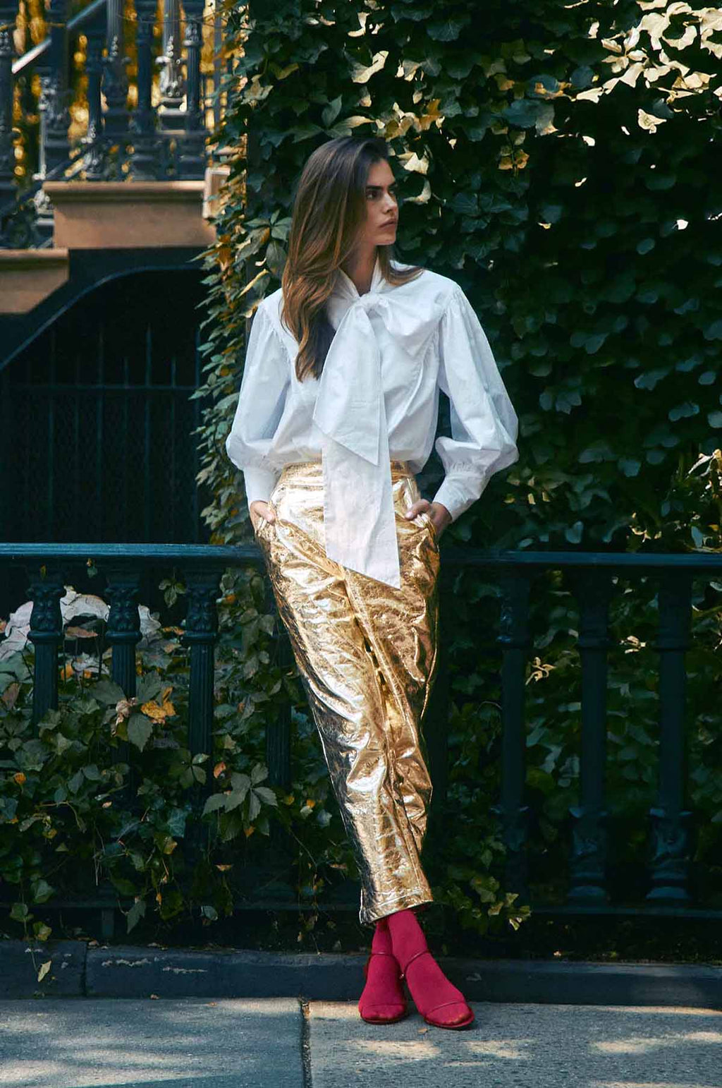 Haskell Pant Cracked Gold