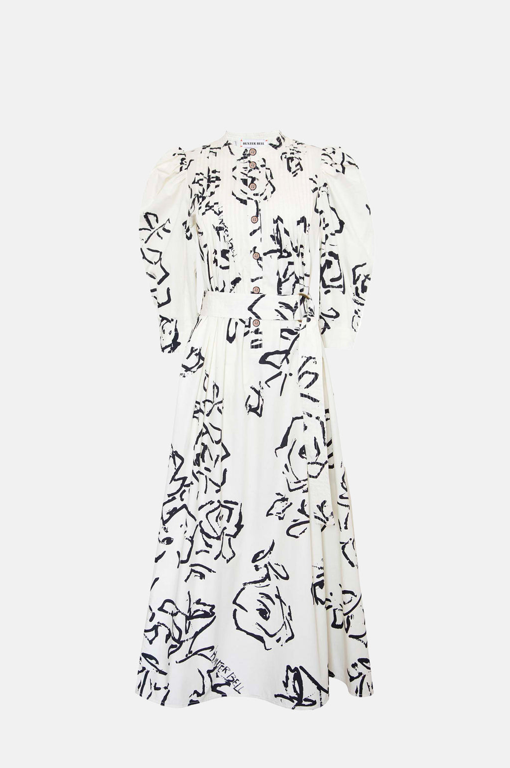 Hunter Bell Lyle Dress Onyx Amaryllis.