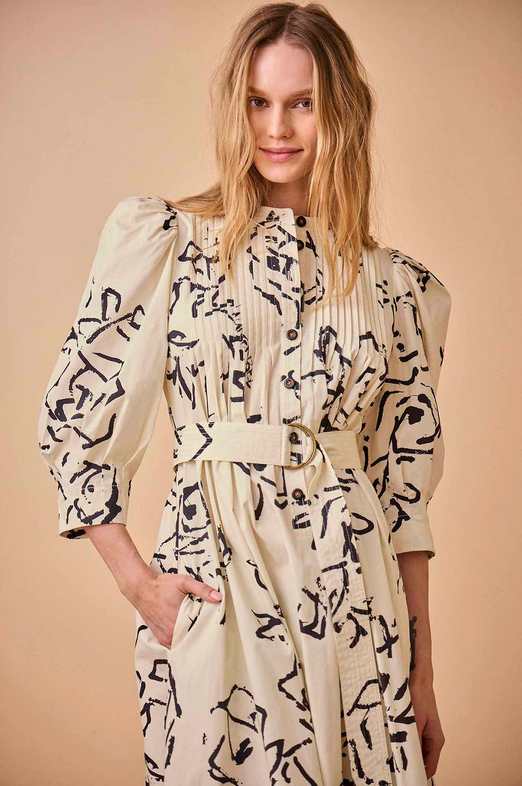 Lyle Dress Onyx Amaryllis