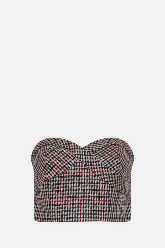 Scottie Top Clarence Houndstooth