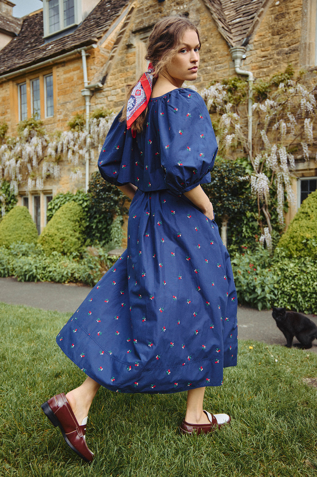 Tatum Skirt Ditsy Rose