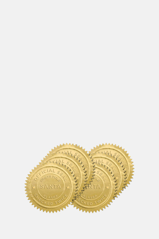 Santa Seals Holiday Stickers