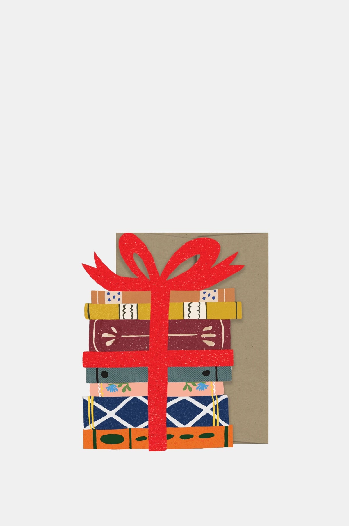 Isatopia Book Lovers Die Cut Card.