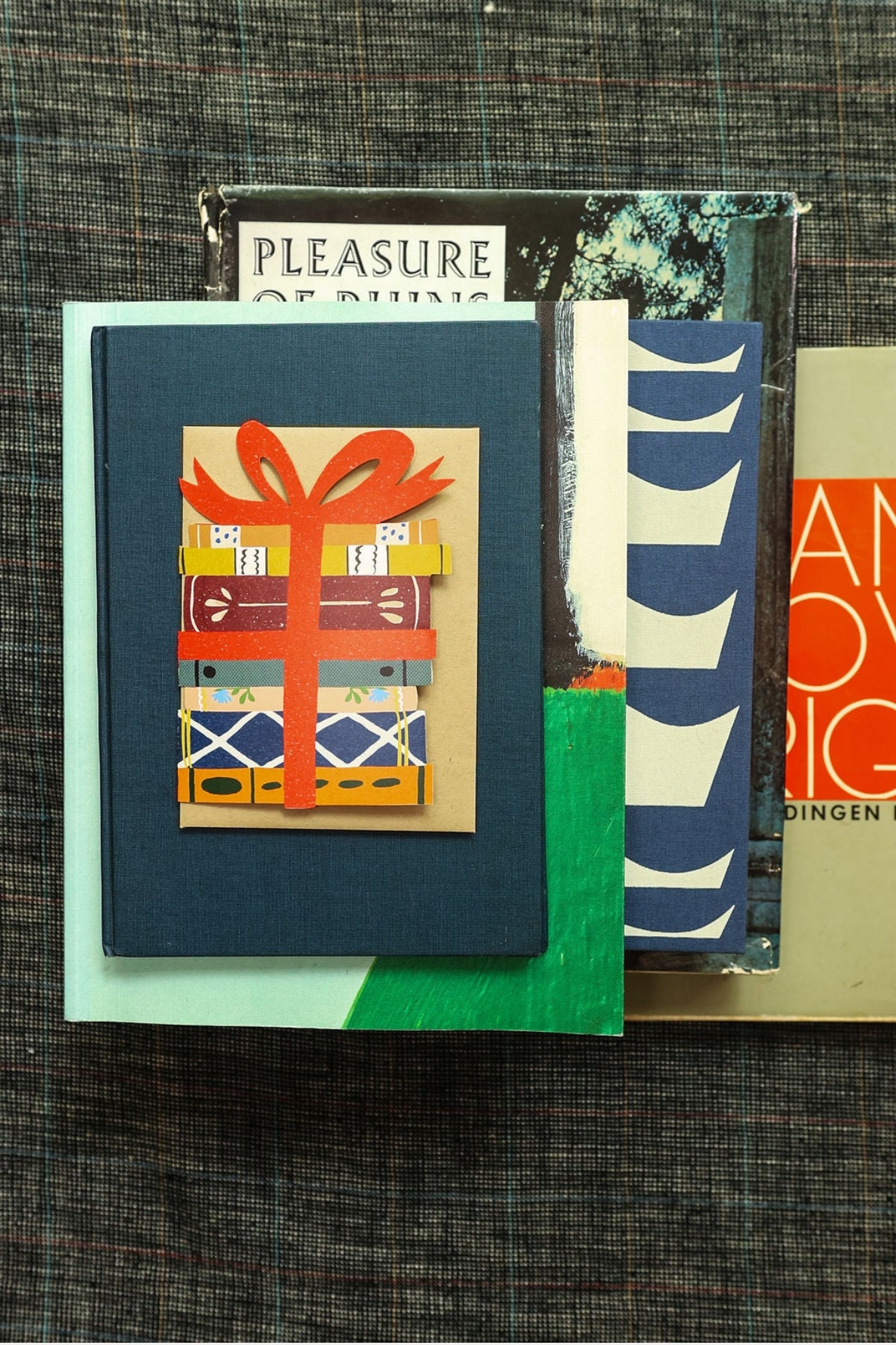 Book Lovers Die Cut Card