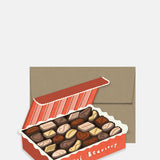 Isatopia Merci Chocolate Box Card.