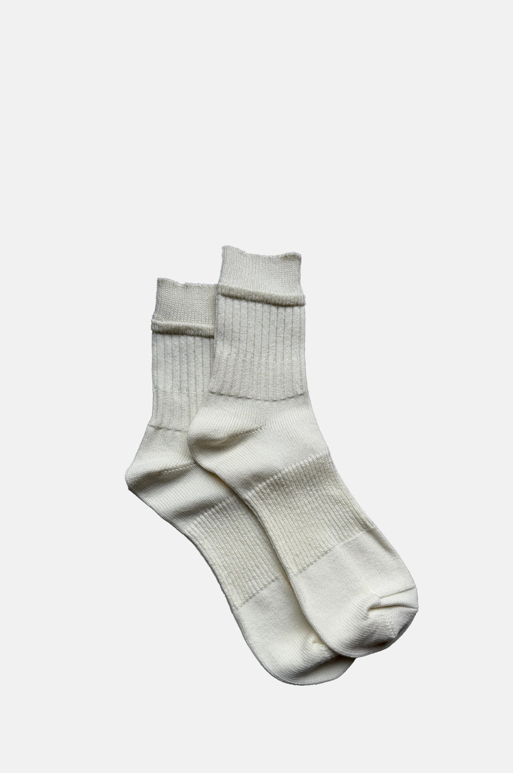 Ivy Ellis Boro Patchwork Socks Ivory.