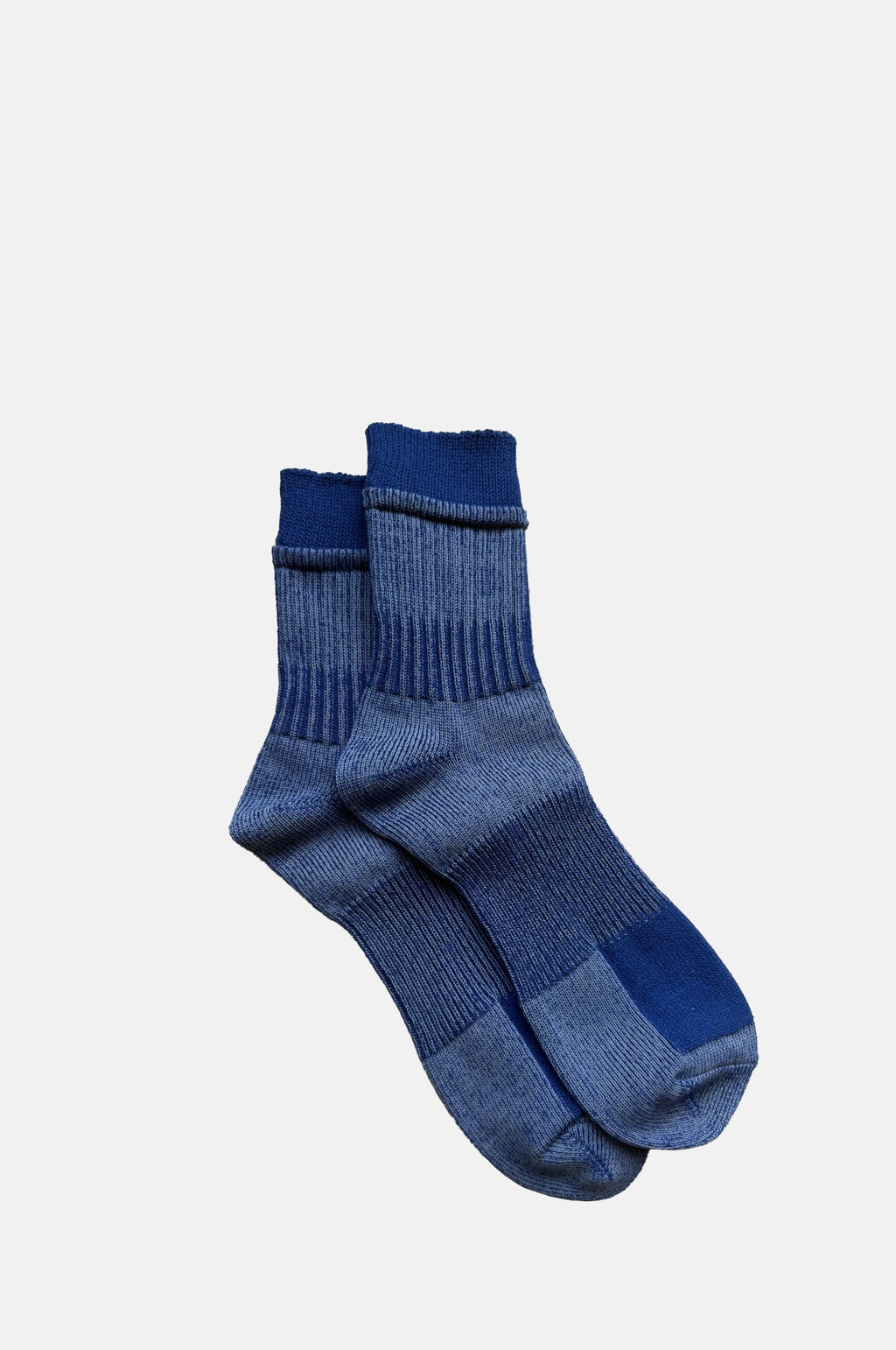Ivy Ellis Boro Patchwork Socks Navy.